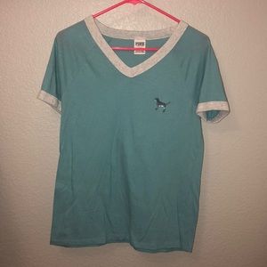 Vs PINK blue shirt